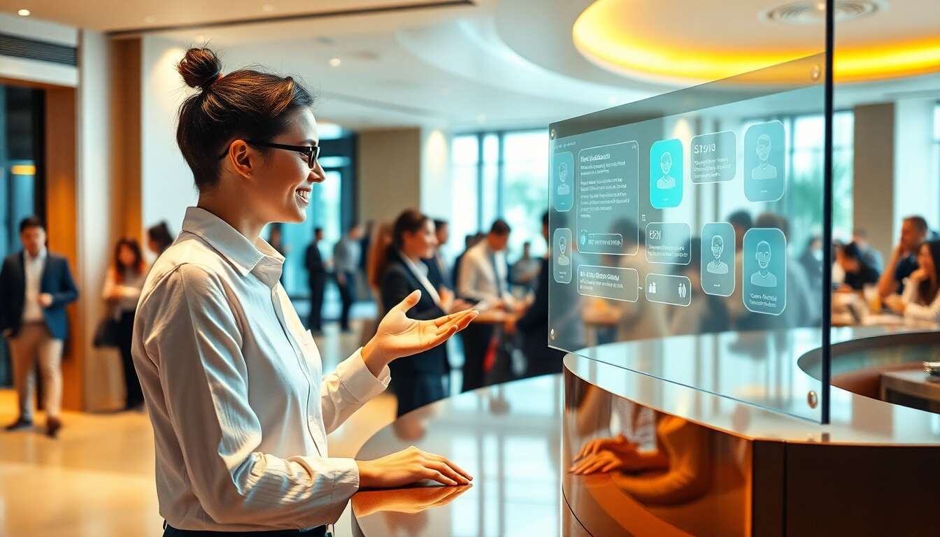 Am&eacute;lioration de l'accueil gr&acirc;ce aux chatbots