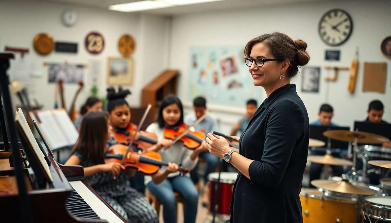 Les d&eacute;fis du m&eacute;tier de professeur de musique