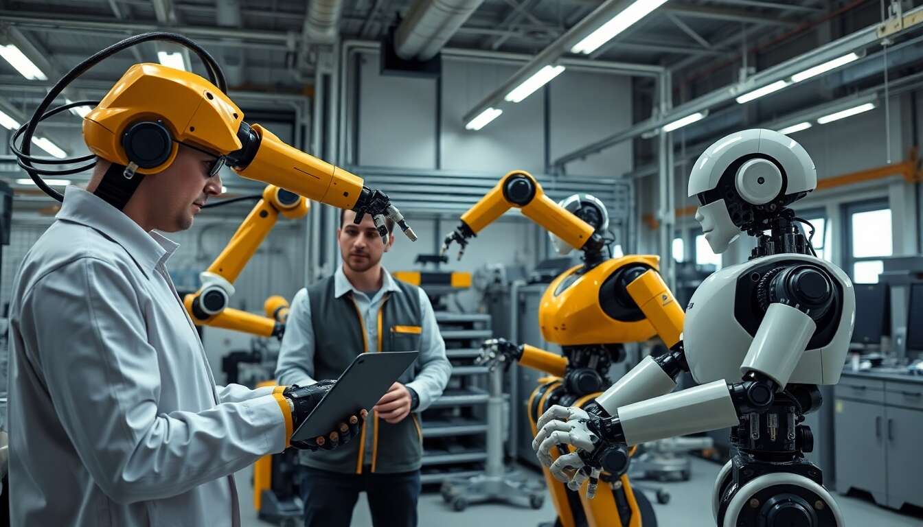 &eacute;volution des m&eacute;tiers dans l'industrie robotique
