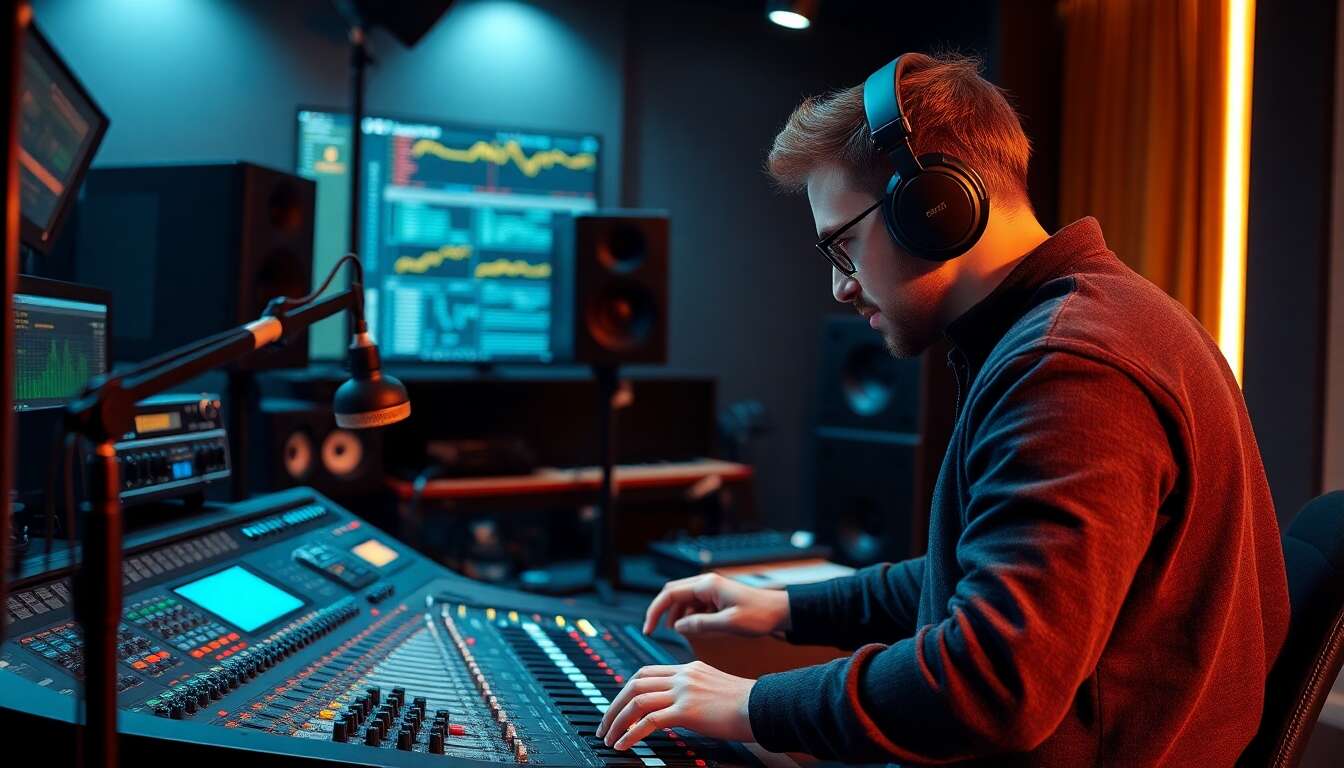 Carrière dans la lumière : technicien du son