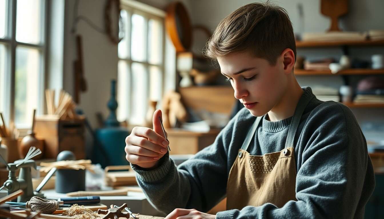 L'int&eacute;gration dans les ateliers d'art et d'artisanat