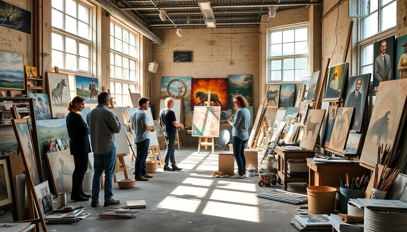 Rencontres avec des professionnels du secteur artistique