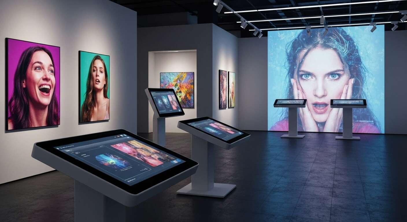 L'affichage dynamique au service de l'art num&eacute;rique